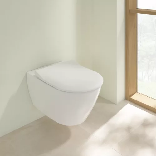 WC csésze mély öblítésű,fali,Rimless CombiPack Villeroy&Boch Subway 2.0