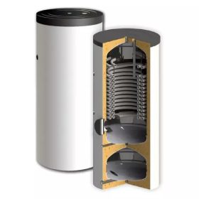   Indirekt tároló, álló, 250l, 1 hőcserélő és 60l puffer hőszivattyúhoz, Sunsystem