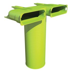   Légtechnikai idom, FKU 140-3 ovális cső anemosztát fogadó, Bosch