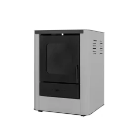   Vízteres fatüzelésű kályha, 18 kW szürke, Falcon RIMINI Comodo Central W18