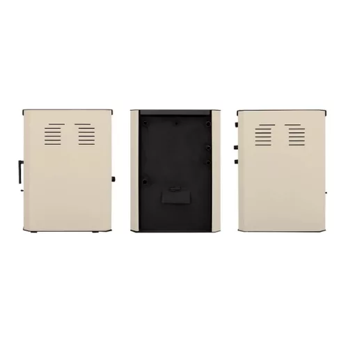 Vízteres fatüzelésű kályha, 18 kW krém, Falcon RIMINI Comodo Central W18