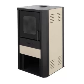   Vízteres fatüzelésű kályha, 27 kW krém, Falcon MONZA Comodo Central W27
