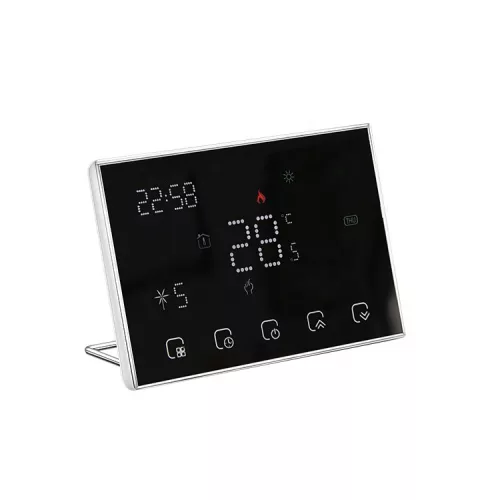 Smart Home Automatics TSH100 programozható RF & WiFi szobatermosztát fekete