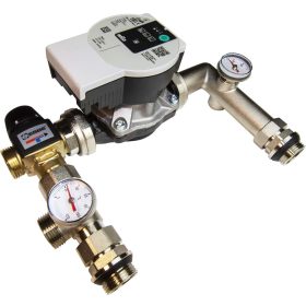   Keverőegység padlófűtésre Wilo szivattyúval, ESBE VTA372 szeleppel HC osztóhoz