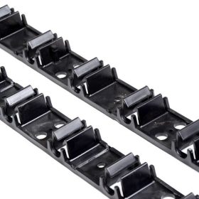   Csőrögzítő sín fal- és mennyezetfűtéshez 10-12mm csőhöz, 4-8 cm osztás, 1 méter